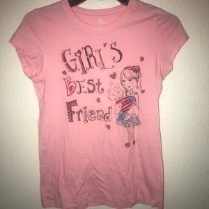 Girl's Best Friend Pink Tee